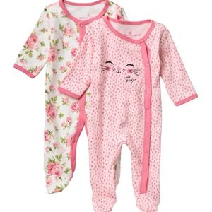 Betsey Johnson Baby Footie Pajamas